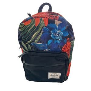 Herschel Jungle Tropical Floral Backpack w/ Laptop Sleeve EUC